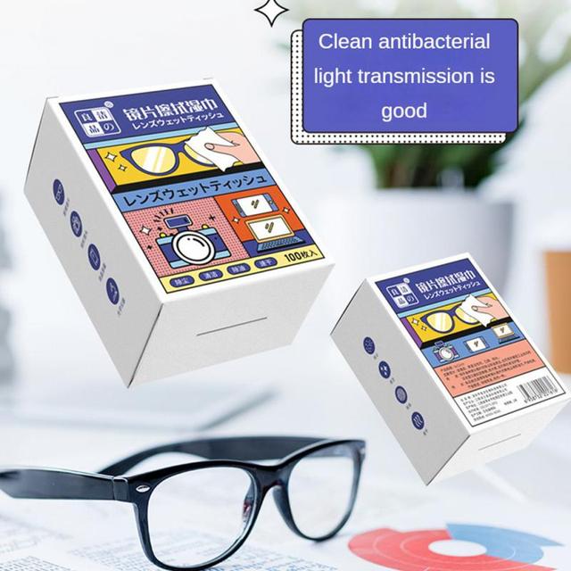 100pcs Disposable Anti-fog Glasses Wipes Non-alcohol Wipes Cleaning Lens  Wipes Mobile Phone Screen Lens Anti-fog Glasses Wipes - AliExpress